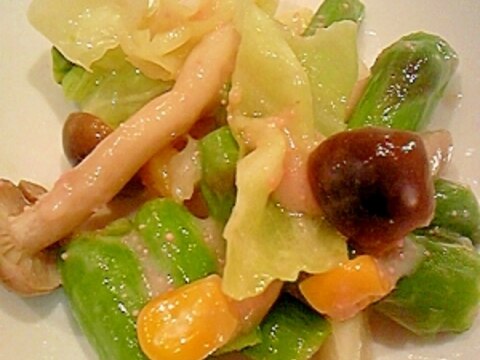 温野菜の明太ソース和え★